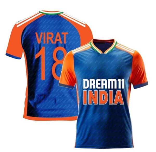 Ind T20 Cricket Team Jersey T shirt 2024-25